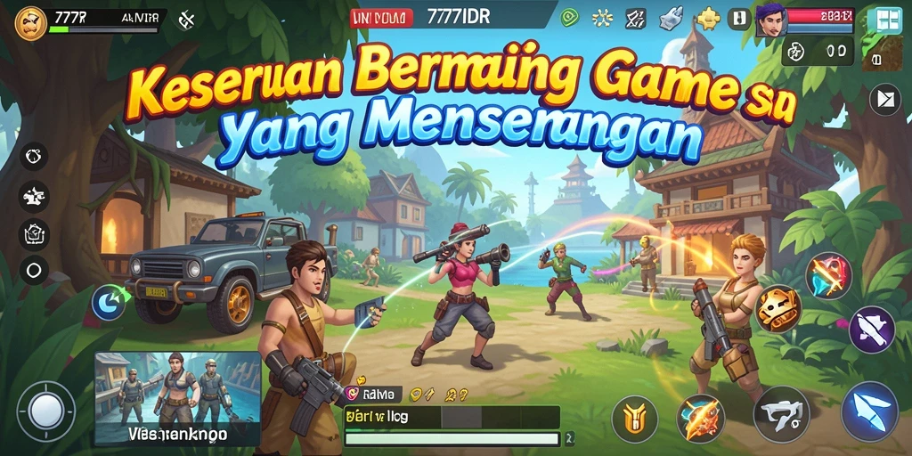 Tampilan menarik dari gameplay 777IDR yang penuh warna.