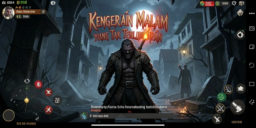 Screenshot menampilkan suasana mencekam dari gameplay 8364.