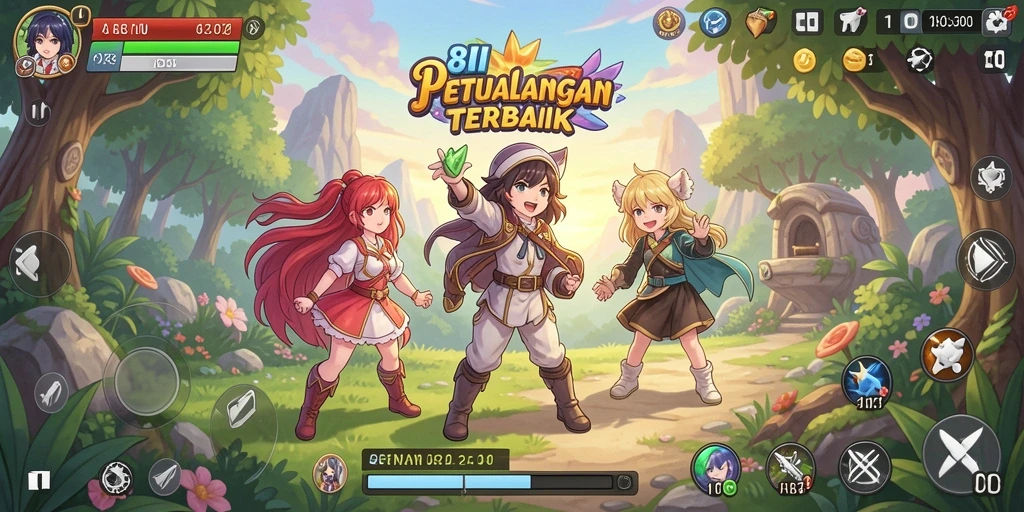 Pengalaman gameplay yang imersif dalam dunia anime.