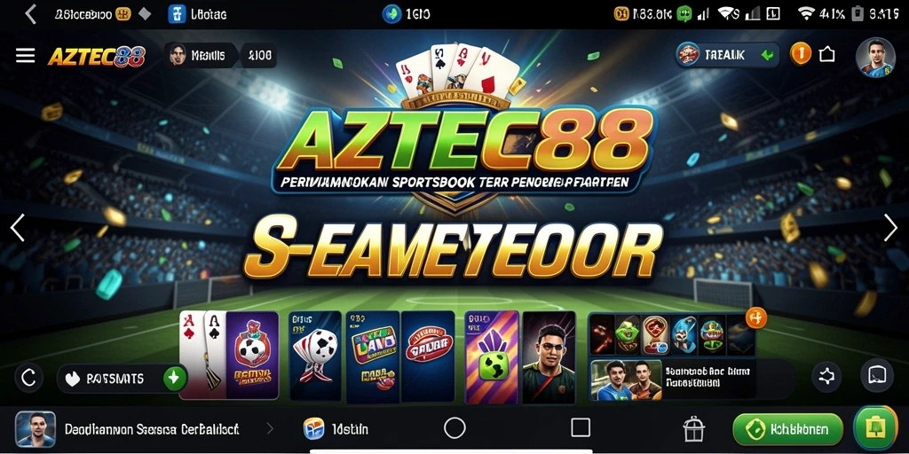 Tampilan gameplay AZTEC88 yang menarik dan interaktif untuk taruhan olahraga.