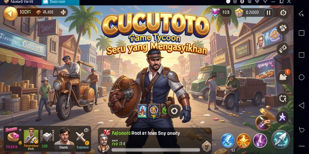 Tampilan gameplay CUCUTOTO yang menantang dan mengasyikkan.