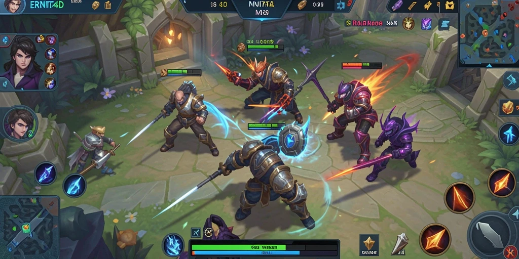 Gambaran gameplay seru dan kompetitif di ERNITA4D.