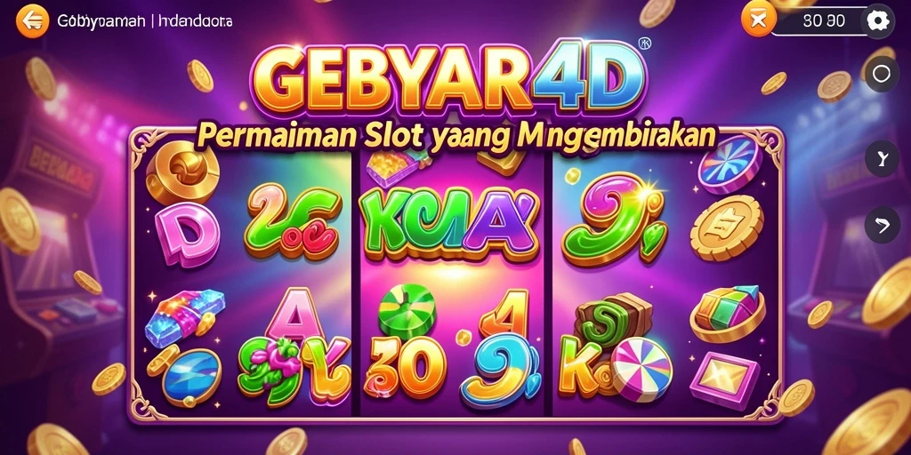 Gameplay Slot GEBYAR4D yang seru dan penuh tantangan.