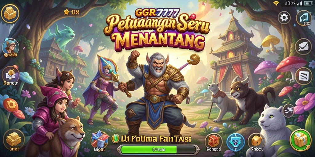 Gameplay seru dan grafis menawan dalam GGR7777.