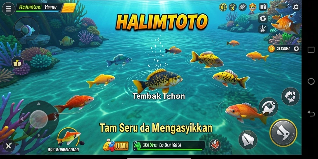 Tampilan menarik dari gameplay HALIMTOTO yang memukau.