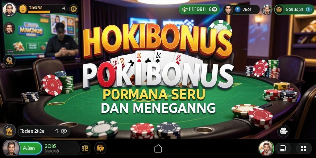 Gameplay HOKIBONUS dengan aksi Poker yang mendebarkan.