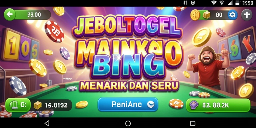 Tampilan gameplay seru dalam JEBOLTOGEL yang penuh aksi Bingo.