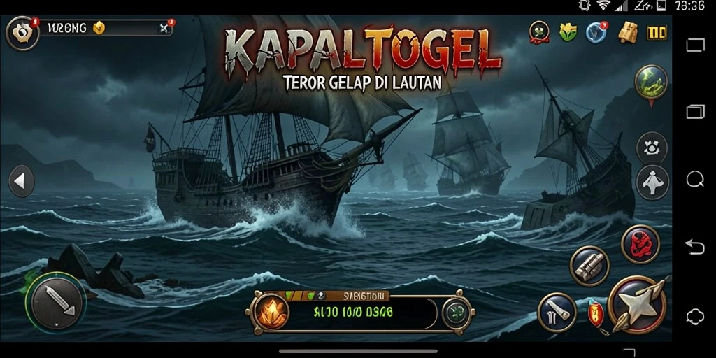 Gameplay menegangkan di dalam kapal hantu KAPALTOGEL.