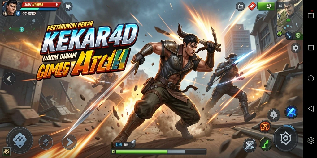 Tampilan gameplay aksi seru di KEKAR4D.
