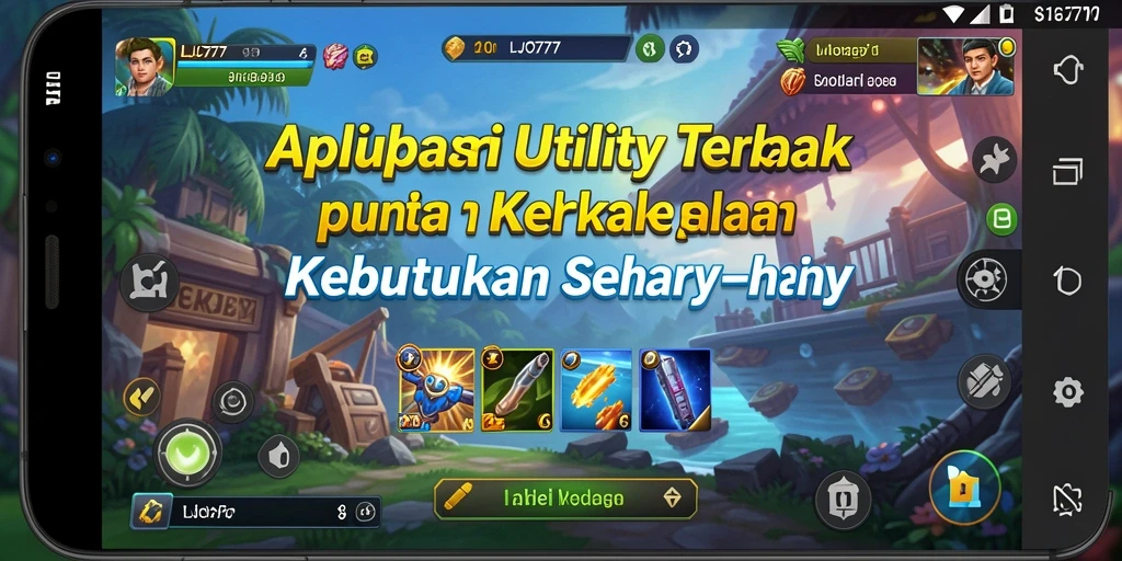 Tampilan antarmuka pengguna LJO777 yang simpel dan efektif untuk penggunaan sehari-hari.