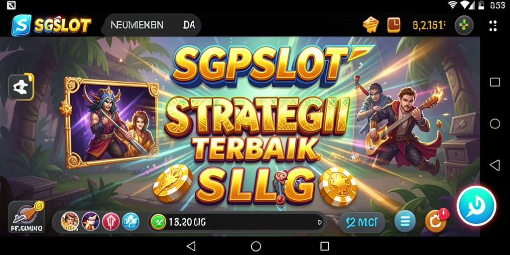 Screenshot SGPSLOT menunjukkan aksi seru dalam permainan slot dengan grafis menarik.
