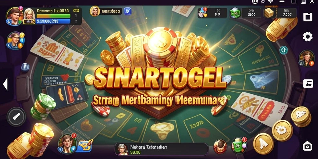 Screenshot SINARTOGEL menampilkan aksi strategis yang menantang.