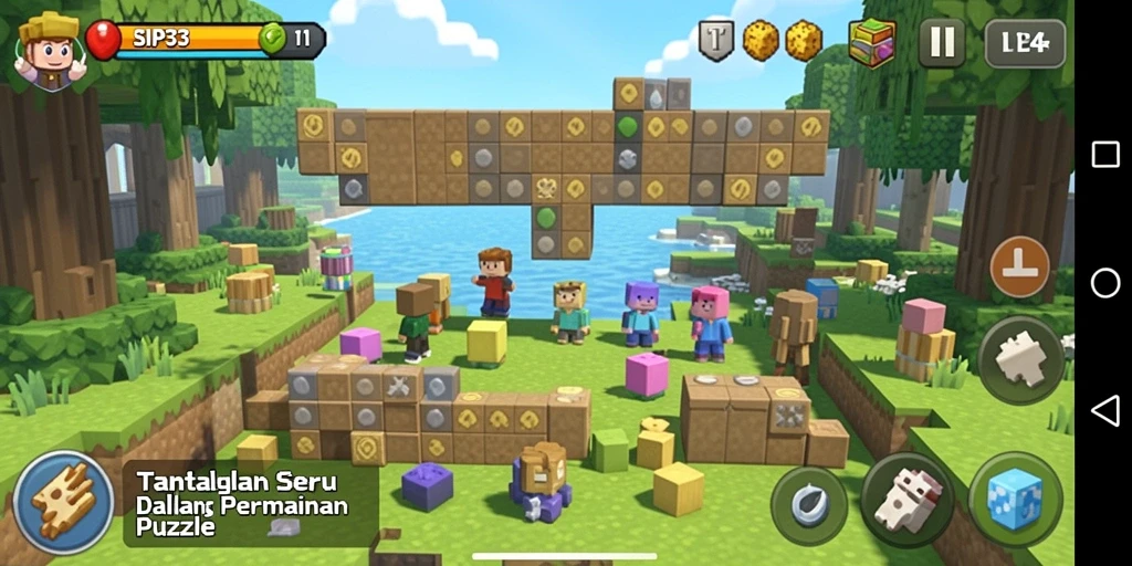 Tangkapan layar SIP33 menampilkan momen gameplay Puzzle yang mendebarkan.