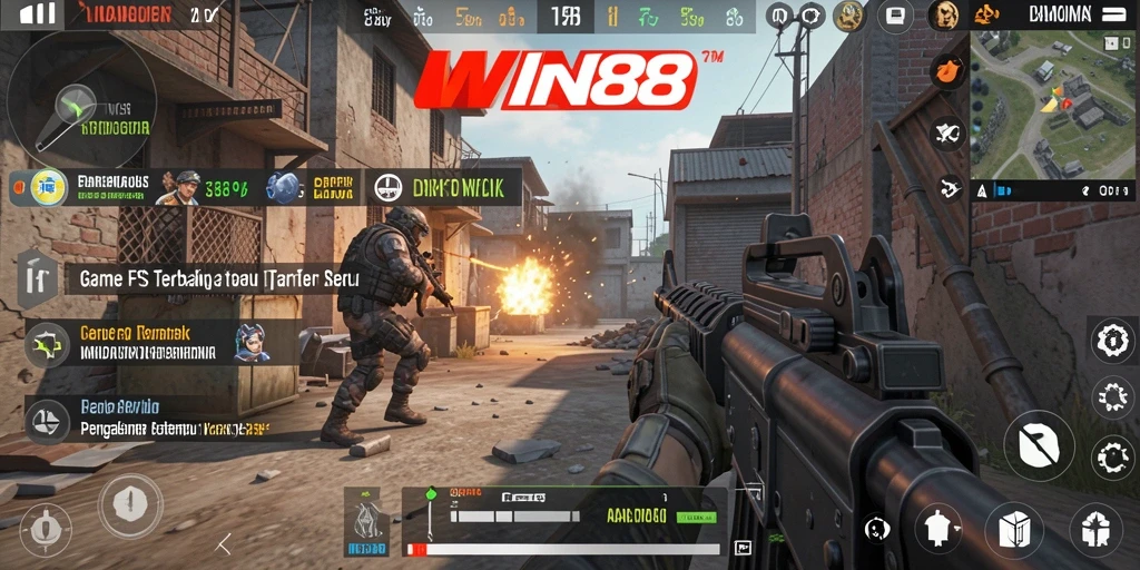 Gameplay intens di <strong>WIN88</strong> dengan aksi tembak-menembak yang seru.