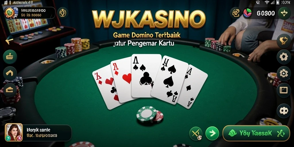 Tampilan menakjubkan dari gameplay Domino WJKASINO.